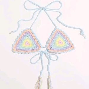 Pastel crochet top